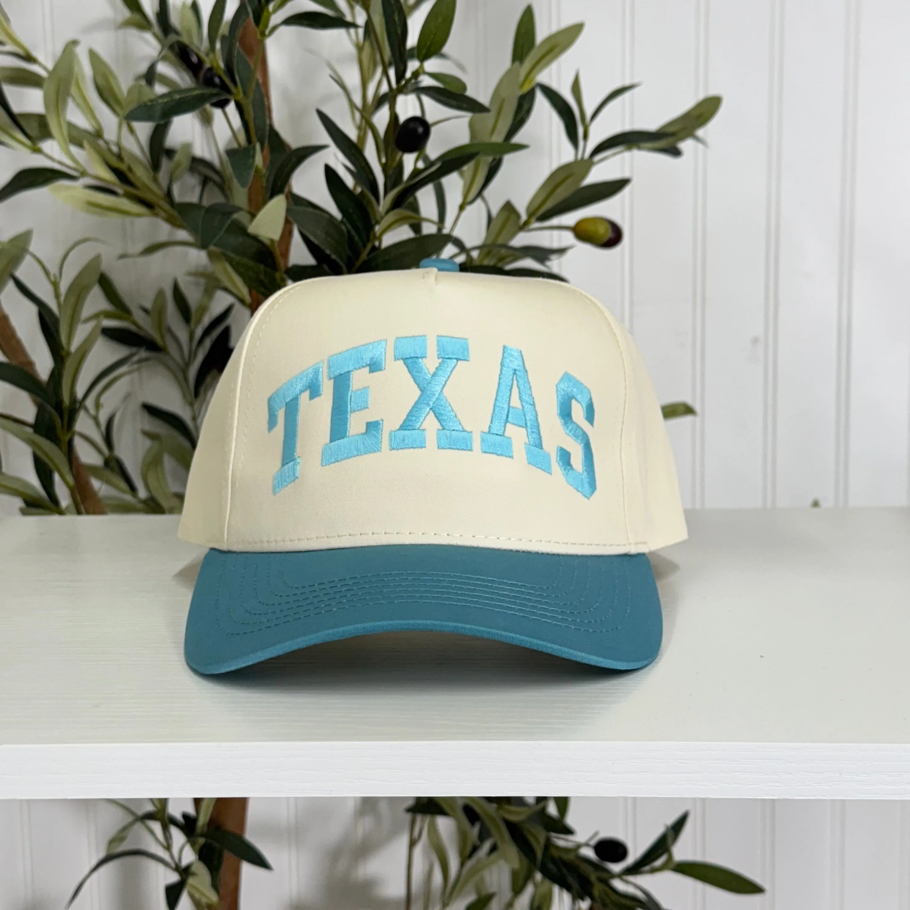 Texas Arched 5-Panel Two-Tone Spring Embroidered Baseball Cap 🤠⭐
