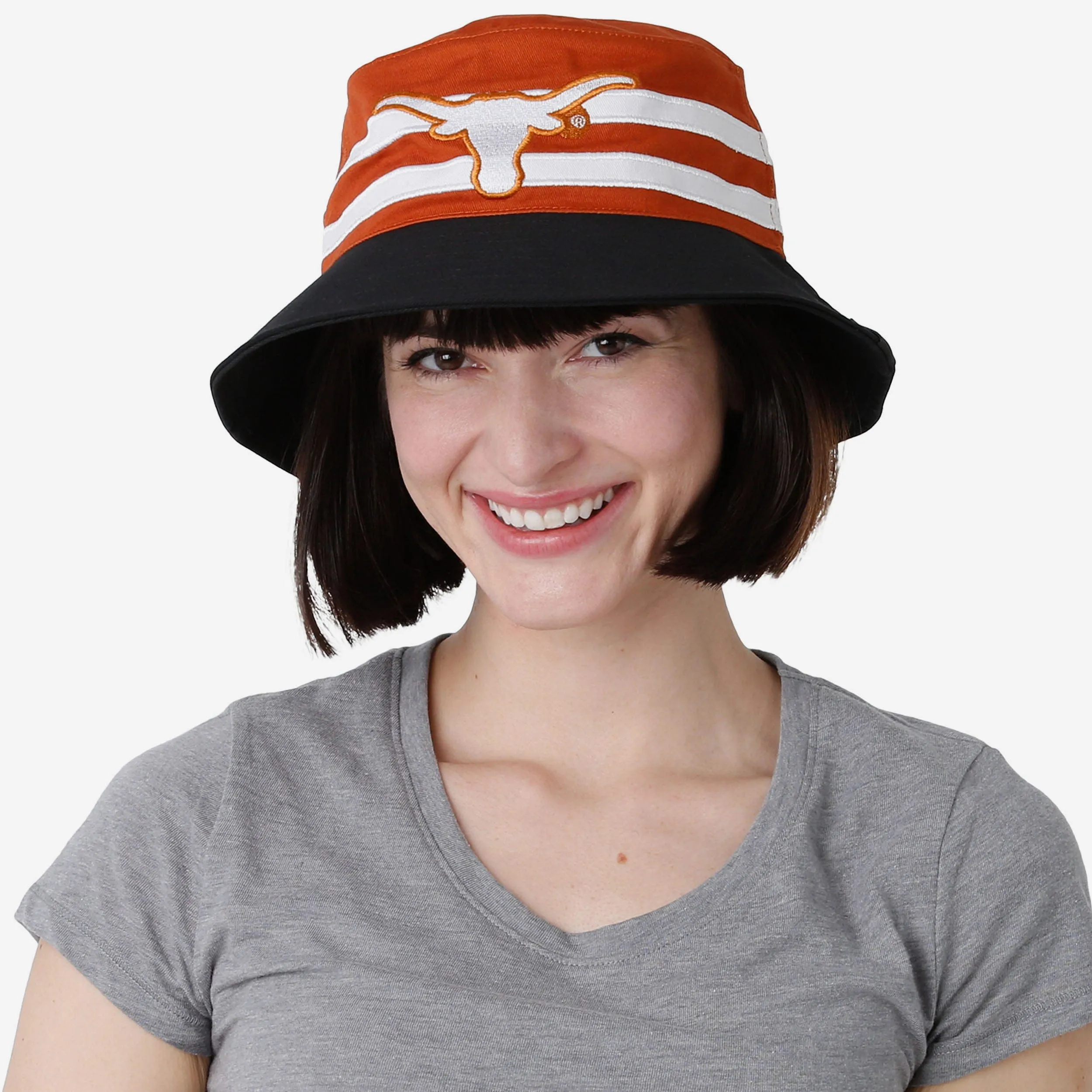 Texas Longhorns Team Stripe Bucket Hat