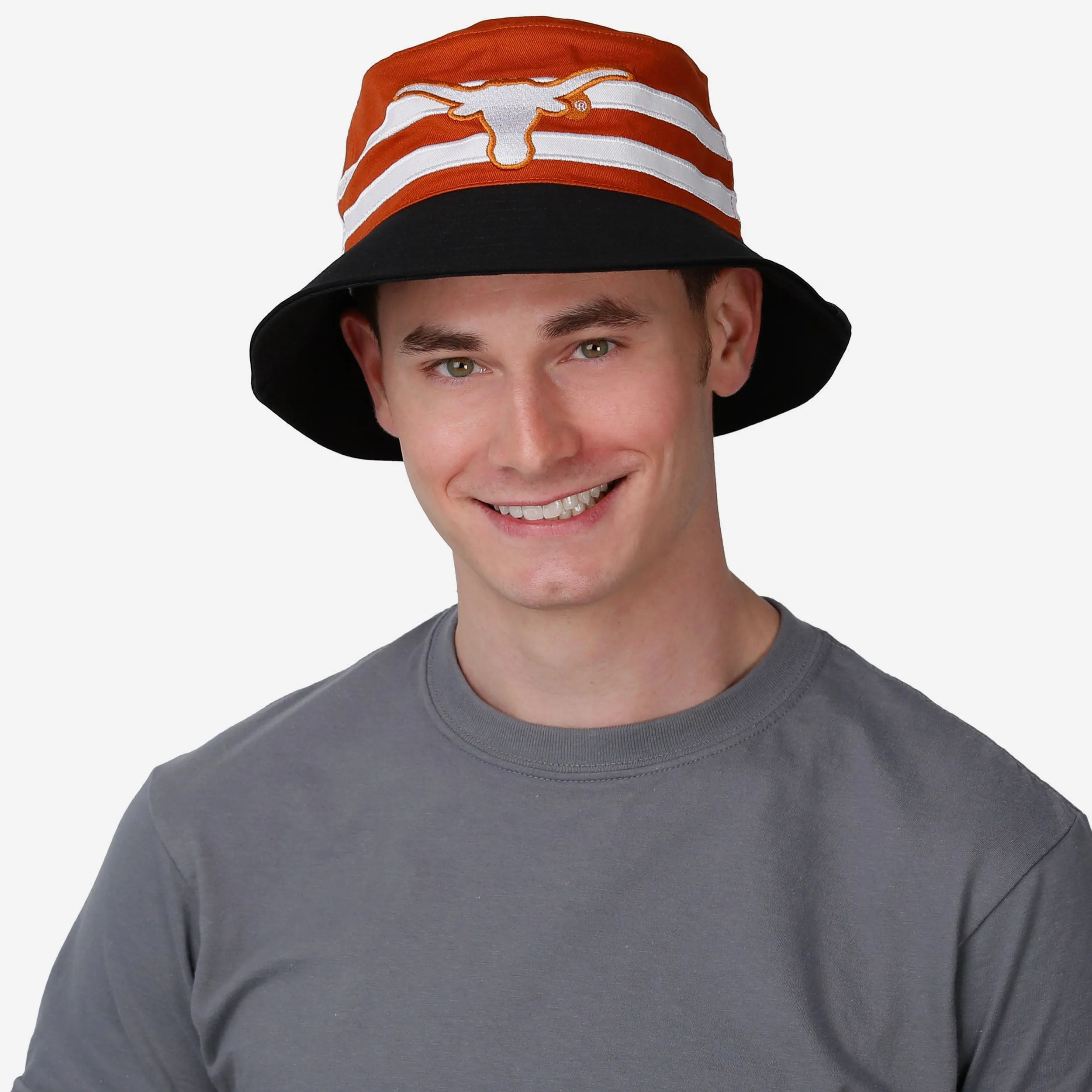 Texas Longhorns Team Stripe Bucket Hat