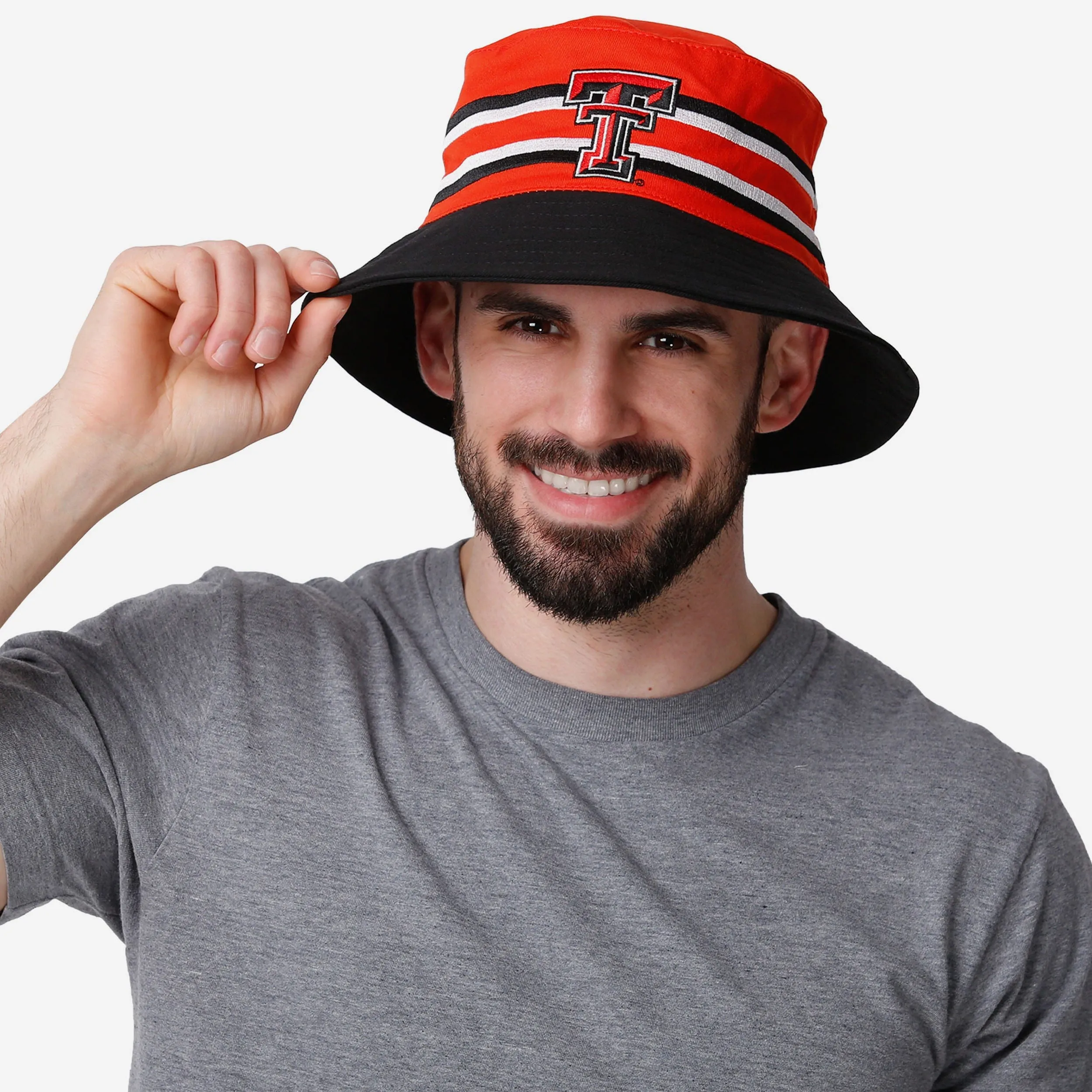 Texas Tech Red Raiders Team Stripe Bucket Hat