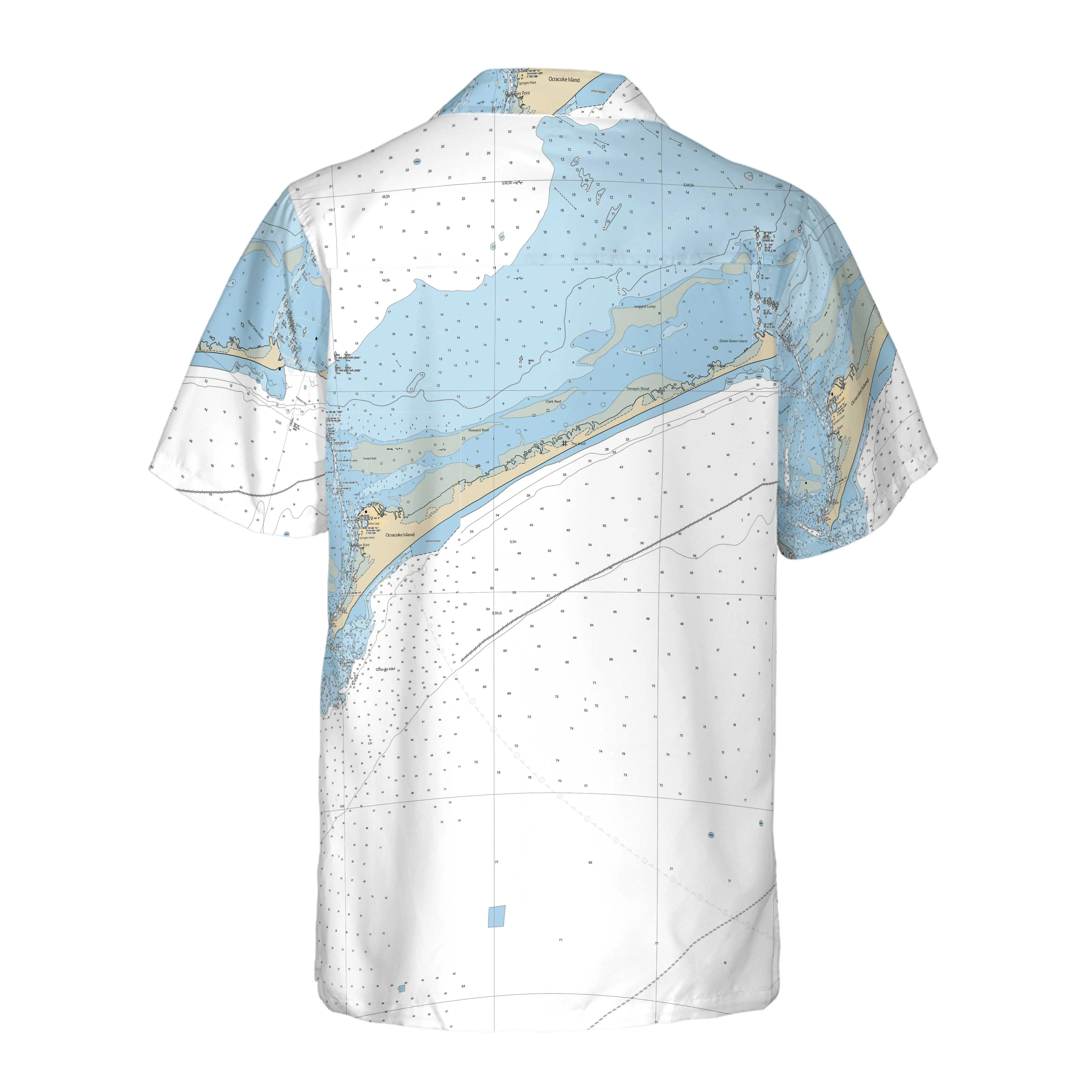 The Ocracoke Island Coconut Button Camp Shirt