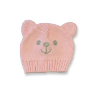 Tiny Baby Knitted Teddy Hat