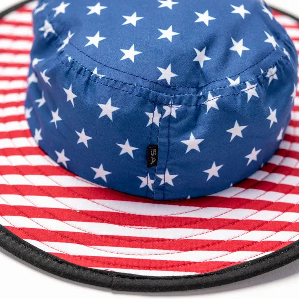 Toddler Bucket Hat | Stars & Pinstripes