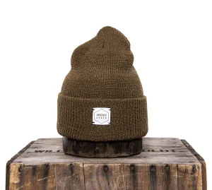 Upstate Stock 100% Wool Watchcap - Militia Brown
