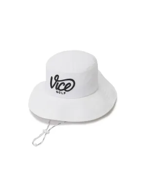 Vice Golf Atelier Embrace Safari Bucket Hat - White