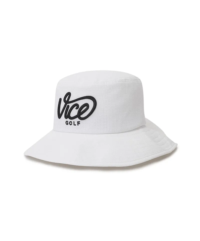 Vice Golf Atelier Embrace Safari Bucket Hat - White