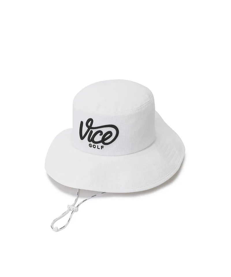 Vice Golf Atelier Embrace Safari Bucket Hat - White