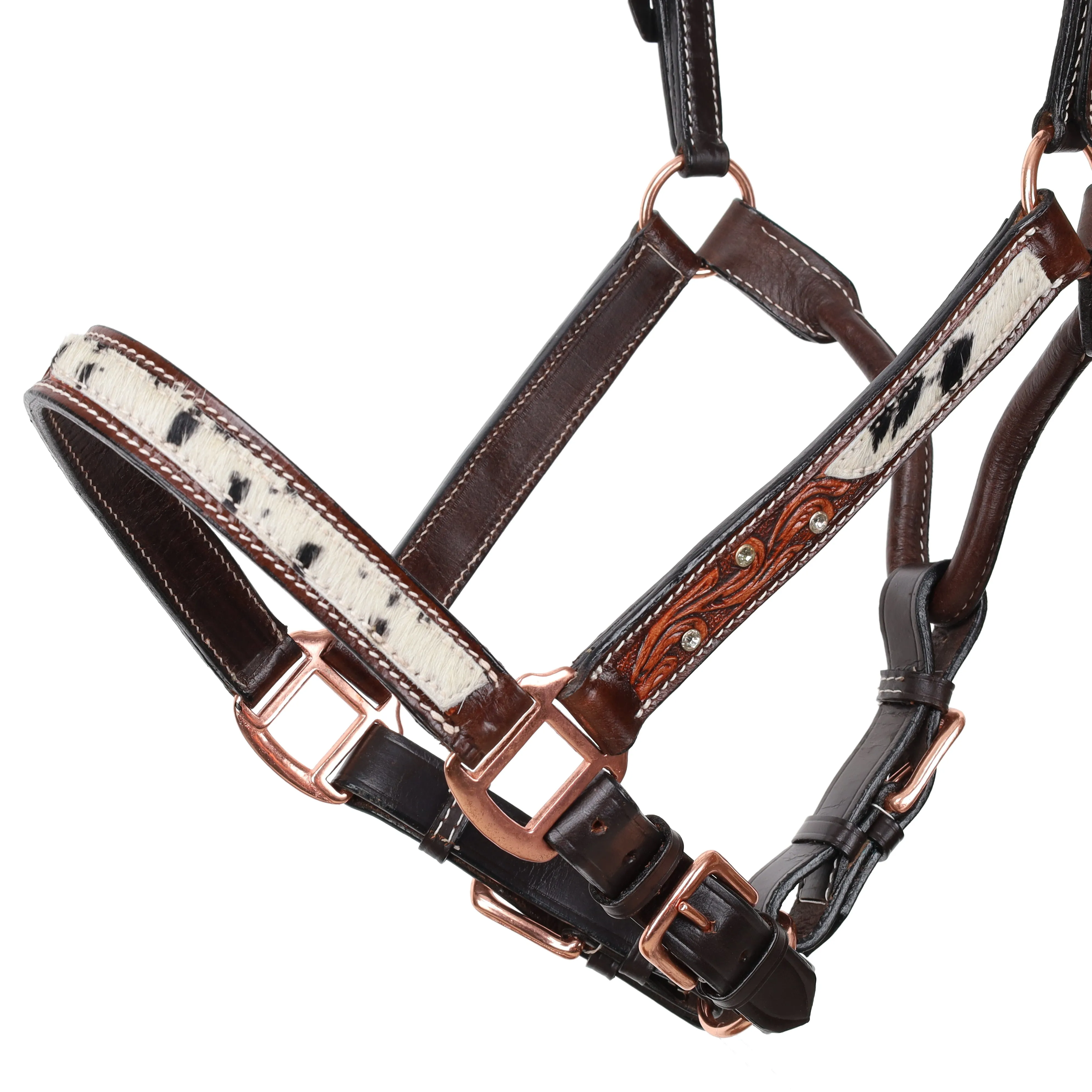 Western Luxe Series Iris Leather Halter