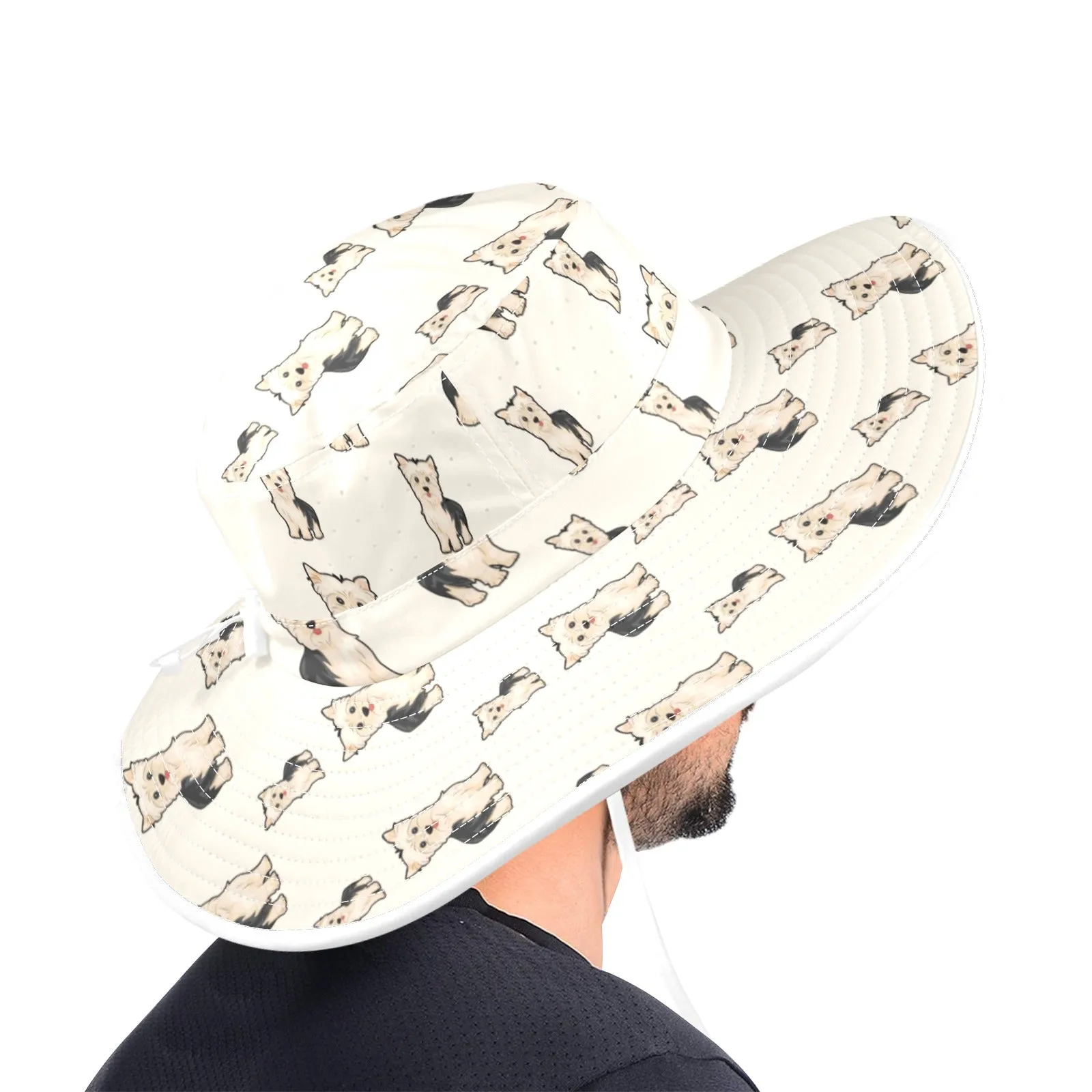 Yorkie Bucket Hat - Cartoon